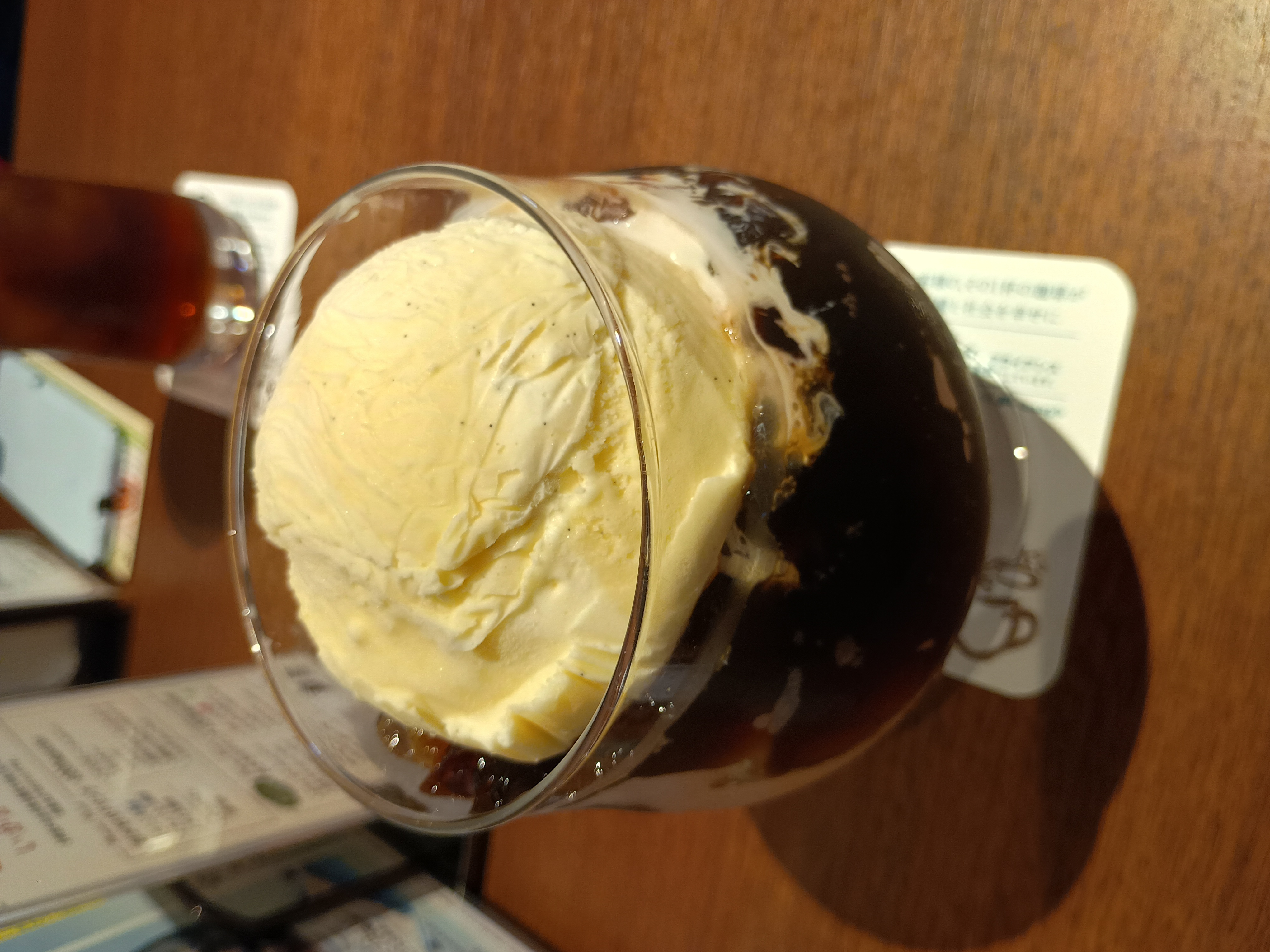 コーヒーゼリーフロート